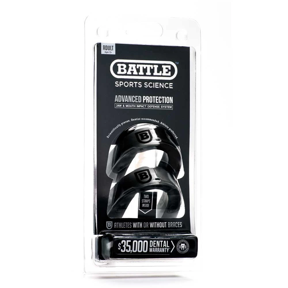 Battle Sport Science Battle Sports Science Two-Tone Mouthguard Adult 1 Battle Sport Science Battle Sports Science Two-Tone Mouthguard Adult