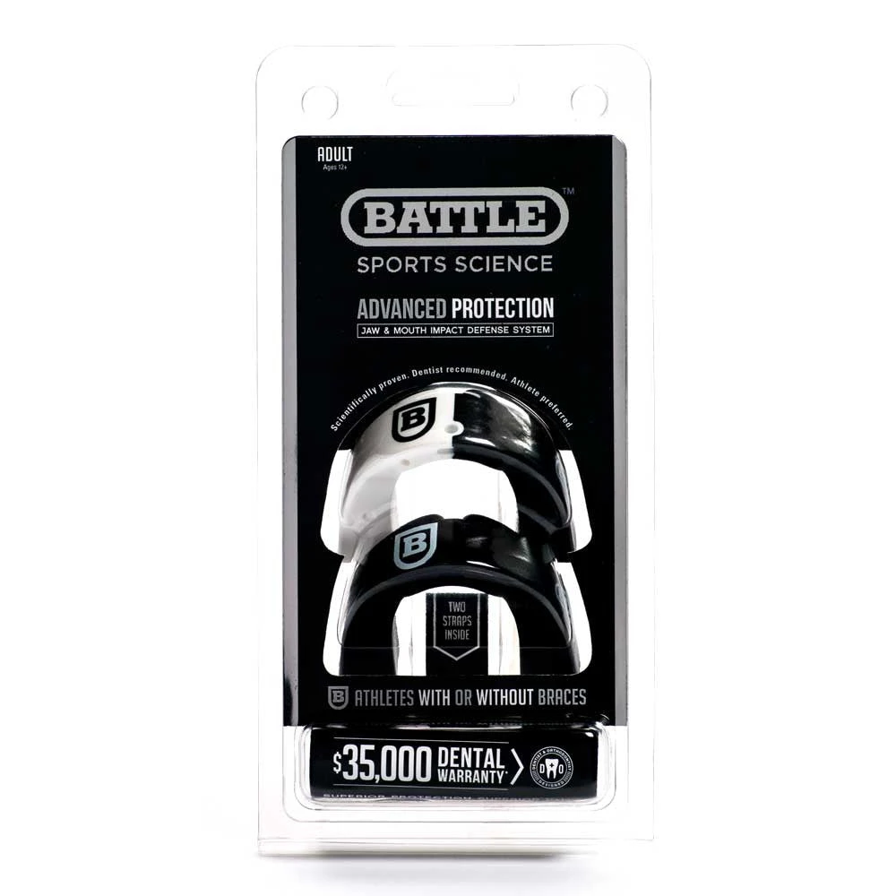 Battle Sport Science Battle Sports Science Two-Tone Mouthguard Adult 7 Battle Sport Science Battle Sports Science Two-Tone Mouthguard Adult