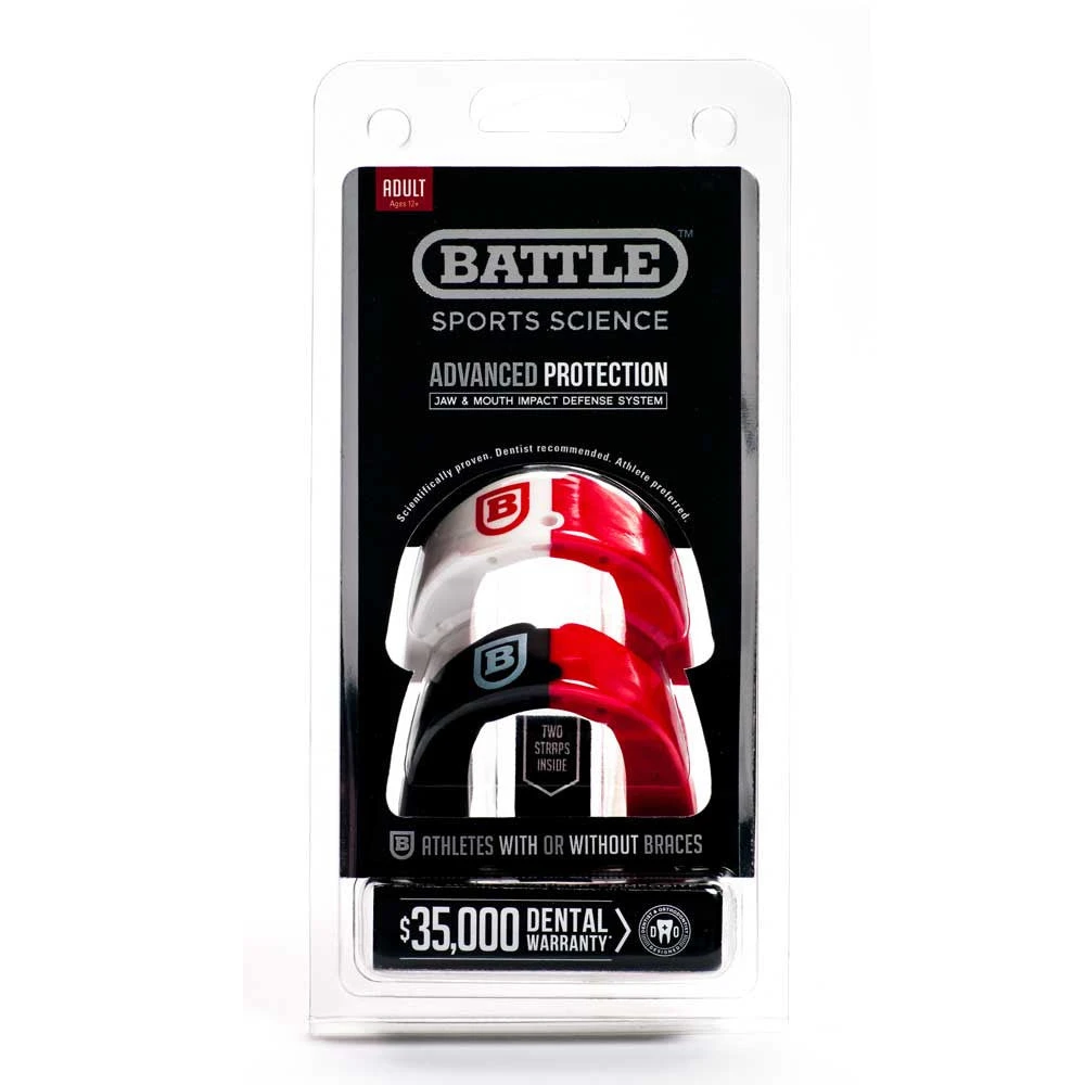 Battle Sport Science Battle Sports Science Two-Tone Mouthguard Adult 5 Battle Sport Science Battle Sports Science Two-Tone Mouthguard Adult
