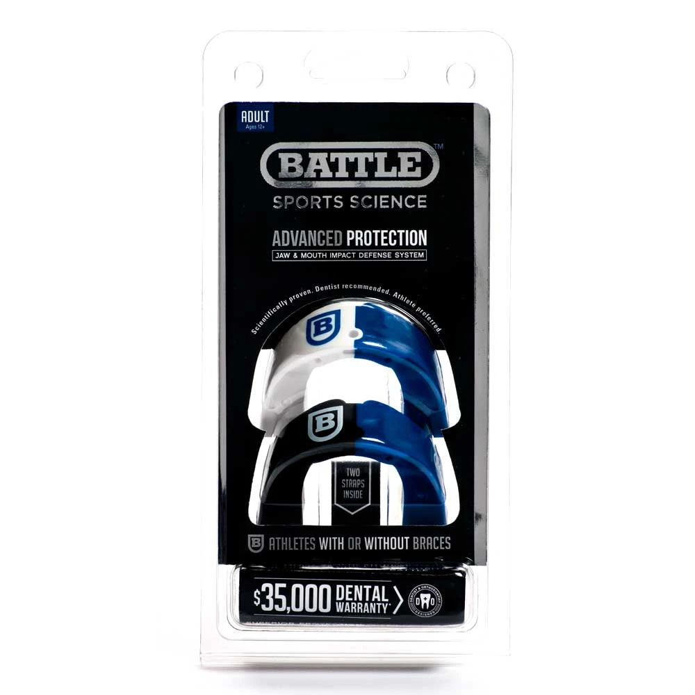 Battle Sport Science Battle Sports Science Two-Tone Mouthguard Adult 6 Battle Sport Science Battle Sports Science Two-Tone Mouthguard Adult